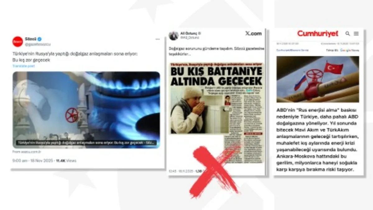 Türkiye Rus gazı alımını sona erdiriyor yalanı ellerinde patladı: Kriz senaryosu gerçekliği yok