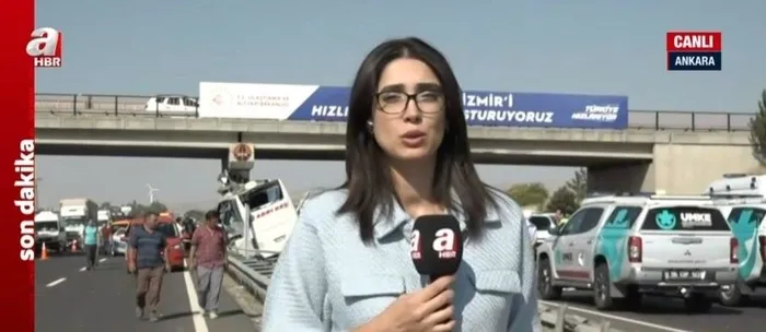 A Haber muhabiri Damla Kuşkapan olay yerinde