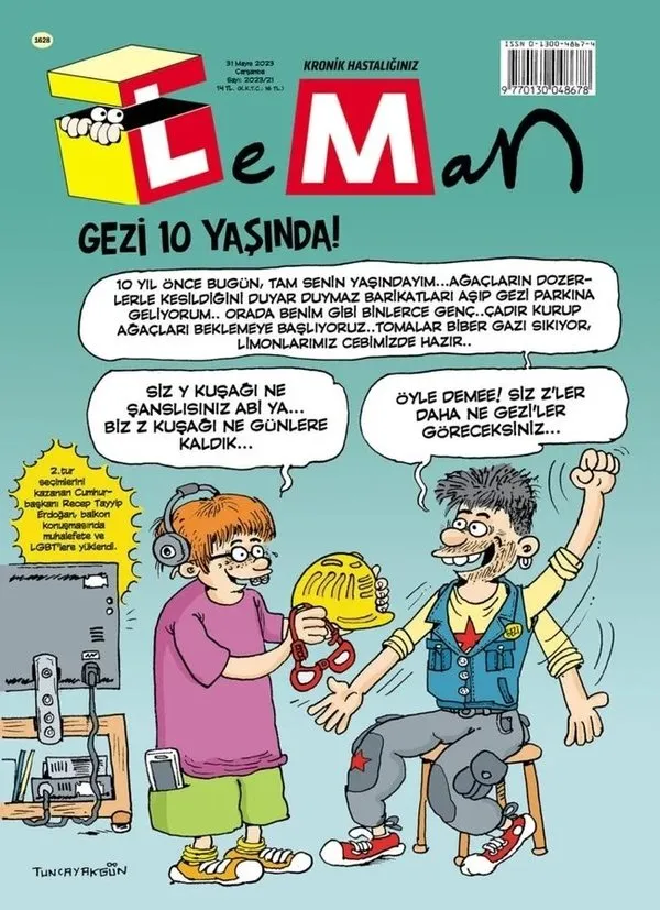 Leman Dergisi’nden yeni kalkışma iması: Siz Z’ler daha ne Gezi’ler göreceksiniz!