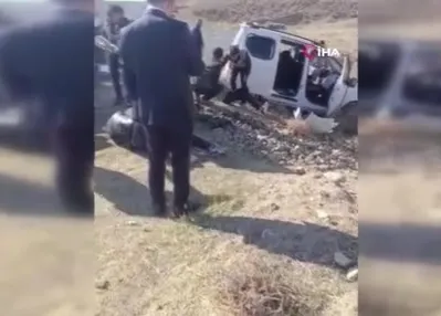 Başkale’de trafik kazası