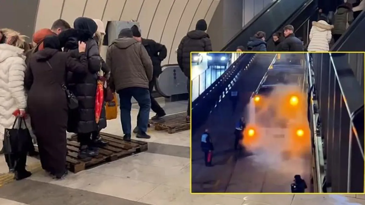 İstanbulluyu çileden çıkaran görüntü! Bir tarafta metrobüsten yükselen dumanlar diğer tarafta su baskını