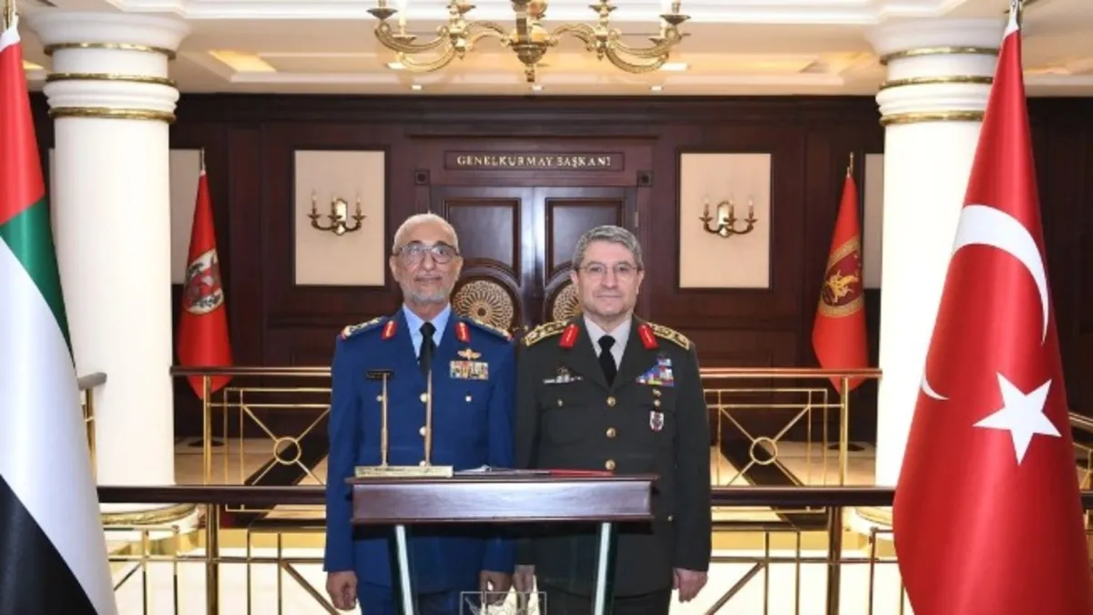 Genelkurmay Başkanı Orgeneral Bayraktaroğlu, BAE'li mevkidaşını ağırladı