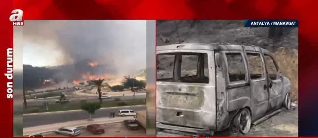 Türkiye’nin ciğerleri yandı! A Haber ekibi yangının çıktığı noktada