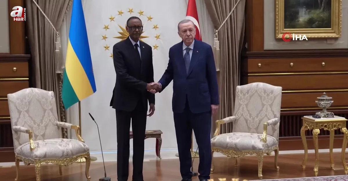 Ruanda Cumhurbaşkanı Ankara'da!