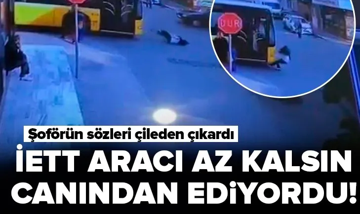 Ataşehir’de İETT küçük bir çocuğa çarptı! Şoförün sözleri çileden çıkardı