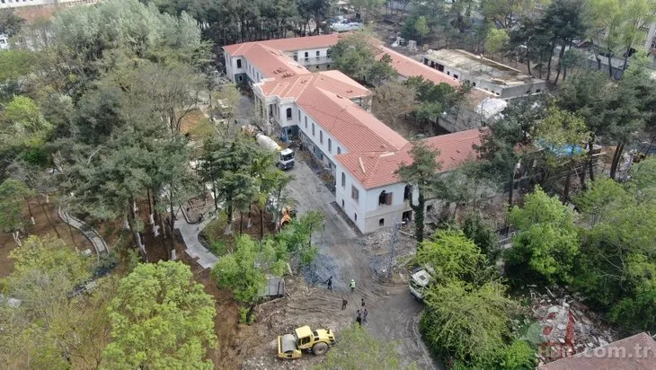 Tarihi Hadımköy Askeri Hastanesi’nde restorasyon çalışmaları devam ediyor