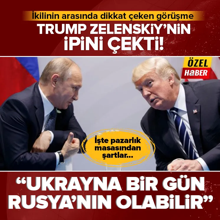 Trump Zelenskiy’nin ipini çekti!