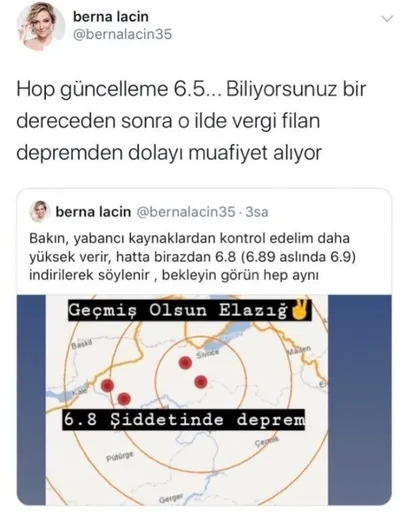Son dakika: Berna Laçin’e çirkin deprem provokasyonu nedeniyle soruşturma başlatıldı!