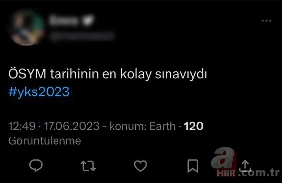 Türkçe, Matematik, Din, Kimya, Fizik, Tarih, Coğrafya soruları nasıldı? TYT kolay mıydı zor muydu? YKS TYT 2023 Twitter öğrenci sınav yorumları... 7