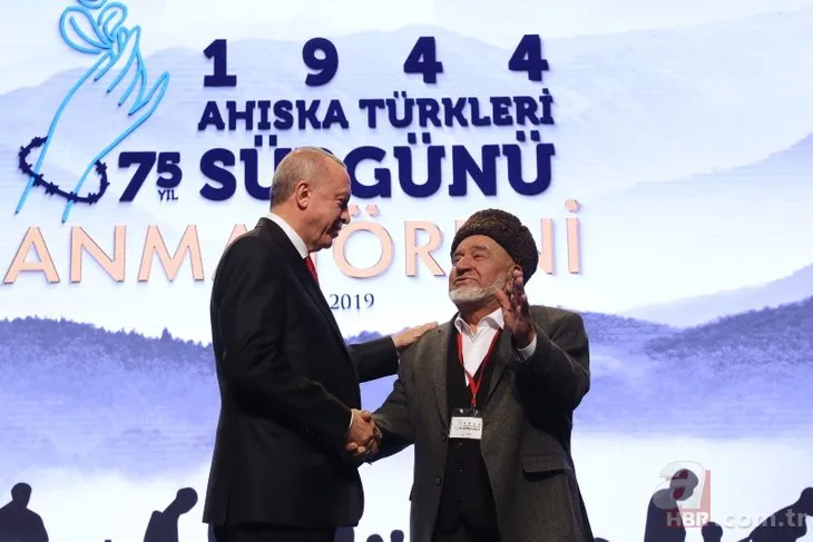 Ahıska Türkleri’nden Başkan Erdoğan’a anlamlı hediye