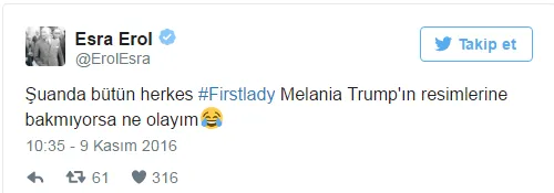 Esra Erol'un Trump mesajı olay oldu! - 1