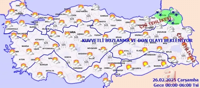 Güneşi özleyenler dikkat: Sıcaklıklar 5 derece artıyor! 25 Şubat hava durumu 10