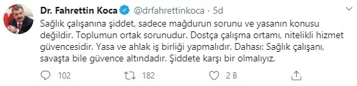 Çapa Tıp Fakültesi'nde skandal olay! Sağlık Bakanı Fahrettin Koca: Şiddete karşı bir olmalıyız - 1