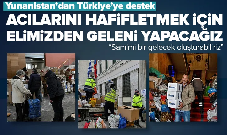 Yunanistandan Türkiyeye destek