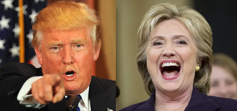 Clinton ve Trump'tan ağır sözler