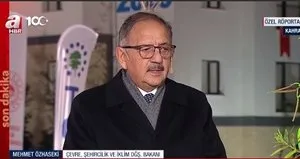 Çevre Bakanı Özhaseki A Haber’de!