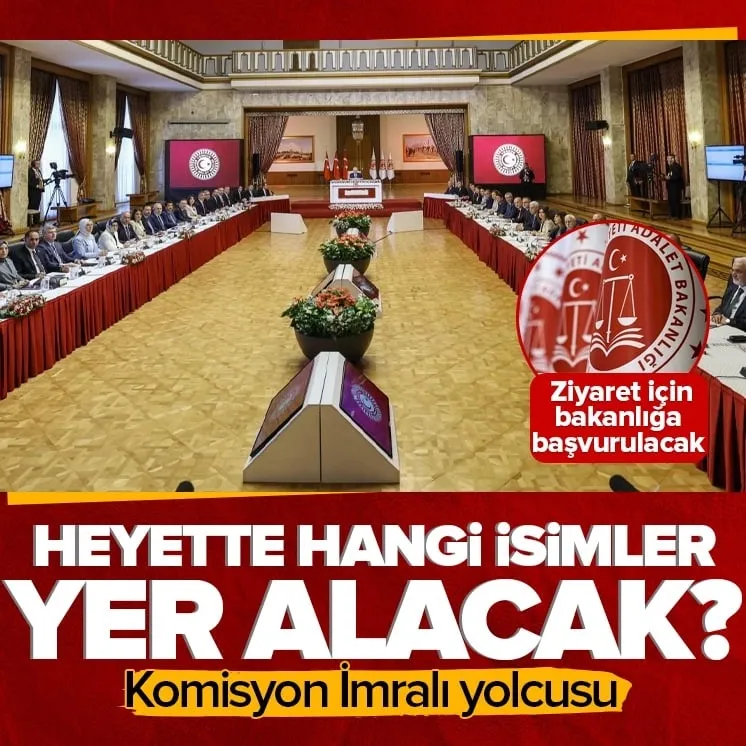 İmralıya gidecek komisyon üyeleri belli oldu