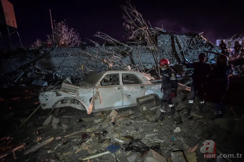 Terör devleti Ermenistan sivilleri uykularında vurdu! Hasar gün ağarınca ortaya çıktı 10