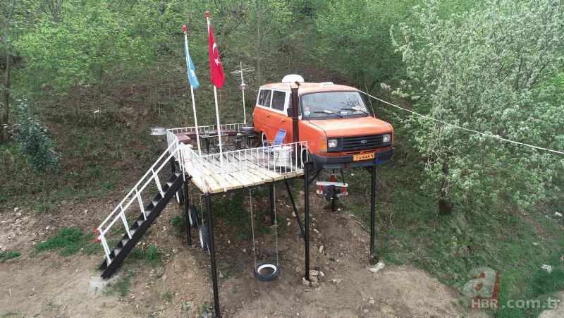 Karadeniz zekasını konuşturdu! Kızları ağaç ev isteyince… 24