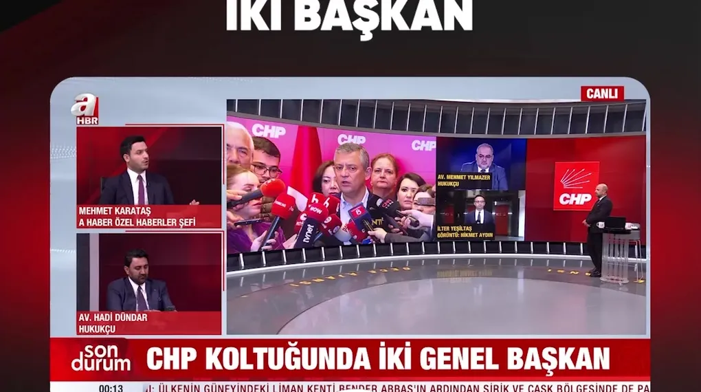 BİR KOLTUKTA İKİ BAŞKAN