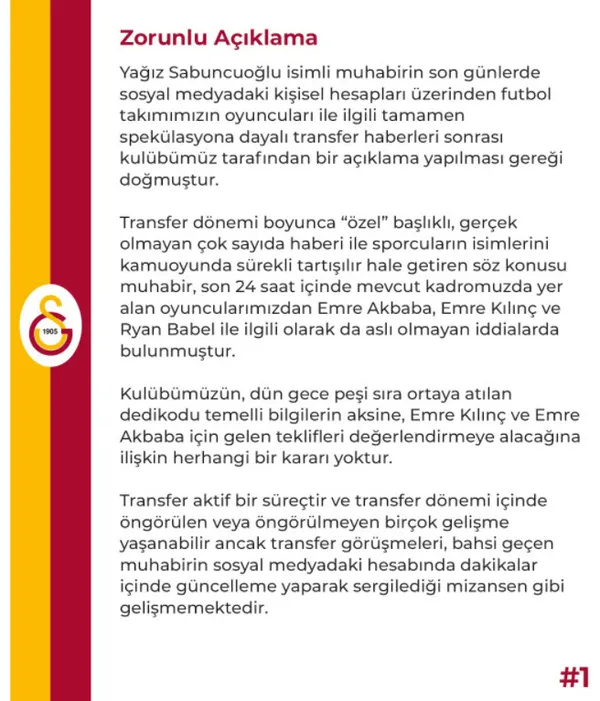 Galatasaray'dan transfer açıklaması! Abdou Harroui için teklif yapıldı mı? - 1