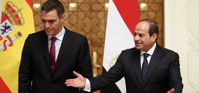 Mısır Cumhurbaşkanı Sisi İspanya Başbakanı Sanchez ile Gazze’yi görüştü