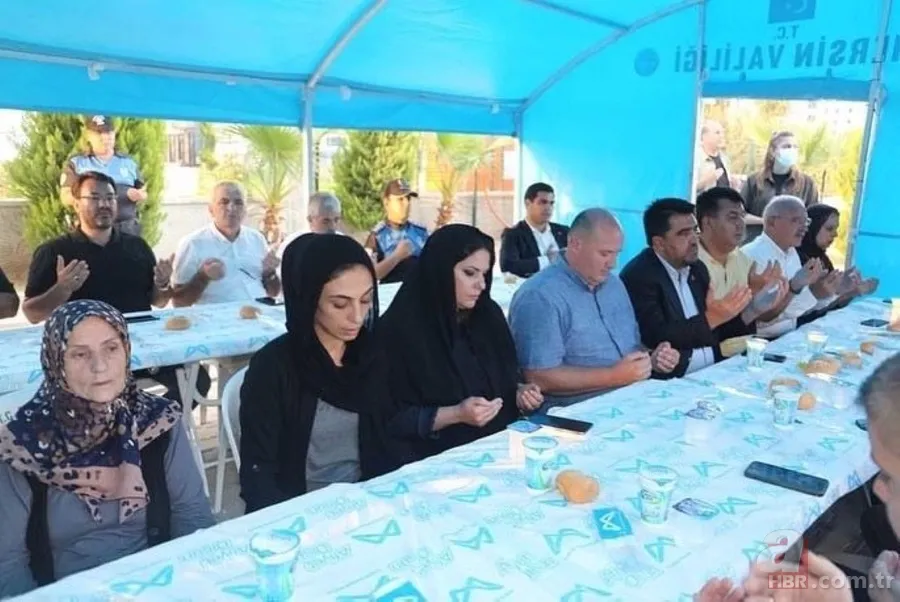 Başkan Erdoğan şehit Sedat Gezer'in eşi Medine Gezer ile görüştü 13