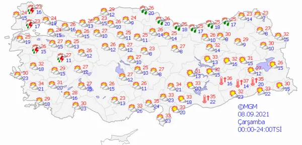 1630680884852.png Meteoroloji'den çok sayıda ile son dakika sağanak yağış ve fırtına uyarısı! İstanbul Ankara İzmir'de bu hafta hava durumu nasıl olacak? - 10