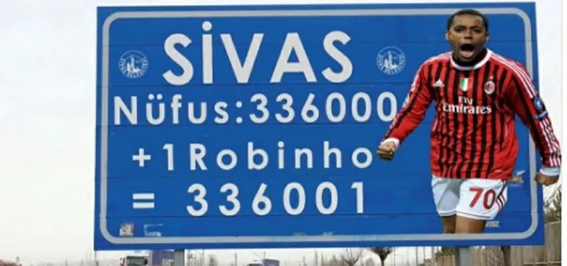 Sivas Belediyesi'nin Robinho paylaşımı sosyal medyayı salladı