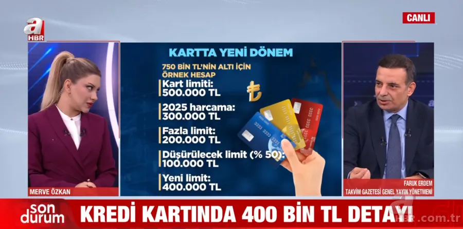 Kredi kartında yeni dönem: Kimlerin limiti düşecek, sistem nasıl işleyecek? Örnek tablo 3