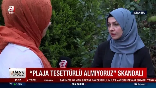 Plaja tesettürlü almıyoruz skandalı! Zuhal Fidan: Kendimi kötü ve suçlu gibi hissettim