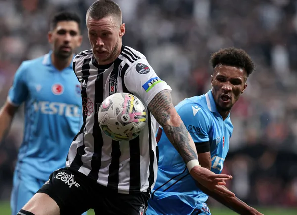 Dolmabahçe’de futbol resitali: Beşiktaş ile Trabzonspor 4 gollü maçta yenişemedi