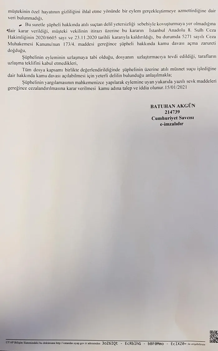Son dakika: CHP’li Canan Kaftancıoğlu için istenen ceza belli oldu! Fahrettin Altun’un evinin fotoğraflanmasının talimatını vermişti