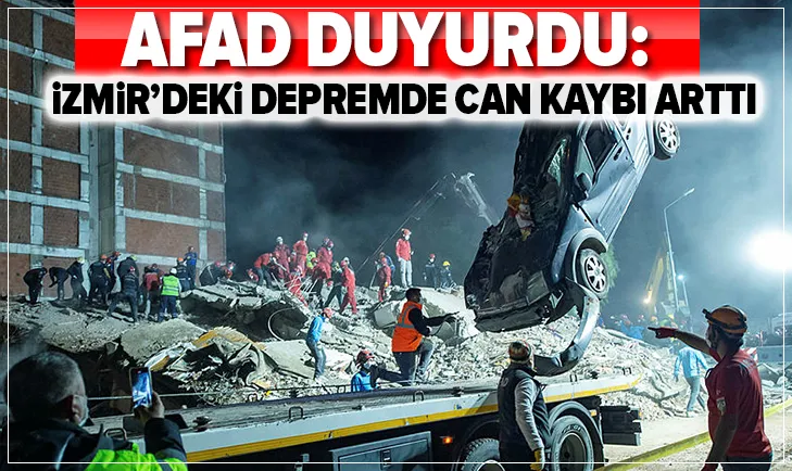 İzmir'de deprem faciası! Ölü sayısı yükseldi