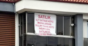 Komşularına kızan kadından ilginç ilan!