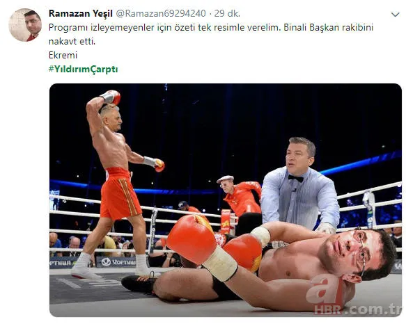 CHP adayı Ekrem İmamoğlu'nu canlı yayında 'Yıldırım' çarptı! Sosyal medya Binali Yıldırım'ı konuşuyor 23