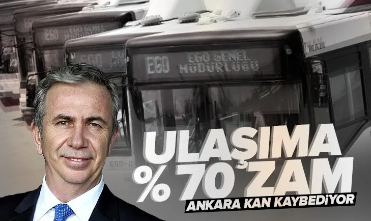 Ankara kan kaybediyor! CHP’li Mansur Yavaş’tan ulaşıma yüzde 70 zam!