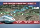 Hızlı tren ağı Karadeniz'e ulaşıyor! Samsun-Ankara arası 2 saat 45 dakikaya düşecek