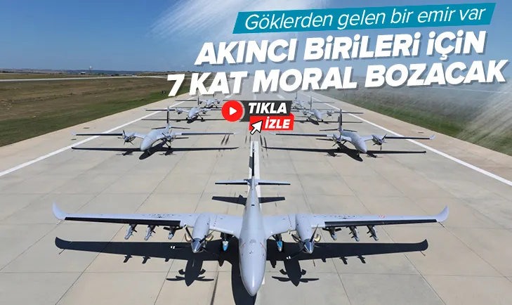 7 Bayraktar AKINCI bir arada