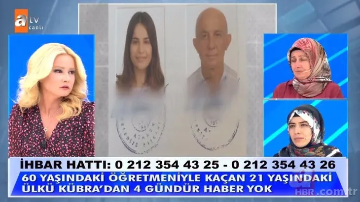 Müge Anlı canlı yayınında şoke eden sözler! 21 yaşındaki Ülkü Kübra 60 yaşındaki öğretmeniyle kaçtı