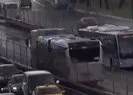 Küçükçekmece’de iki metrobüs çarpıştı