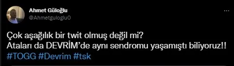 CHP yandaşı Yılmaz Özdil Togg’u hedef aldı! Vatandaşlar tepki gösterdi: Banttan inince çıldırdınız değil mi?