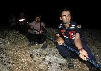 Elazığ'da film gibi kurtarma operasyonu!