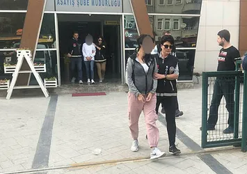 Gelin görümce fuhuş yaptırdığı iddiasıyla yakalandı