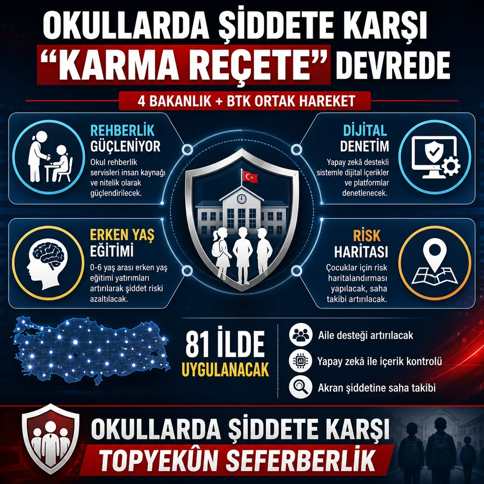 Okullarda şiddete karşı topyekûn hamle: 4 bakanlık ve BTK sahada - 2