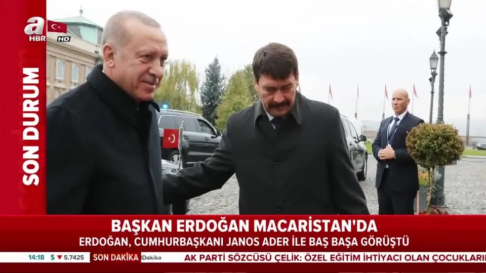 Başkan Erdoğan Macaristan’a geldi