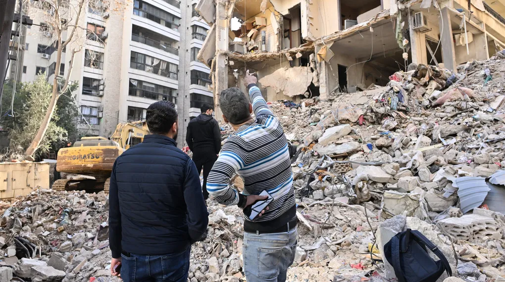 A Haber Lübnan'ın güneyindeki yıkımı görüntüledi