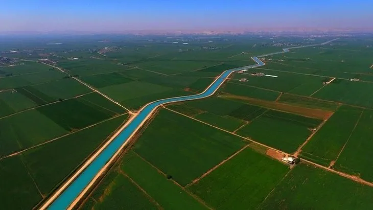 Mardin’de 221 kilometrelik ’Bereket kanalına’ deneme suyu bırakıldı