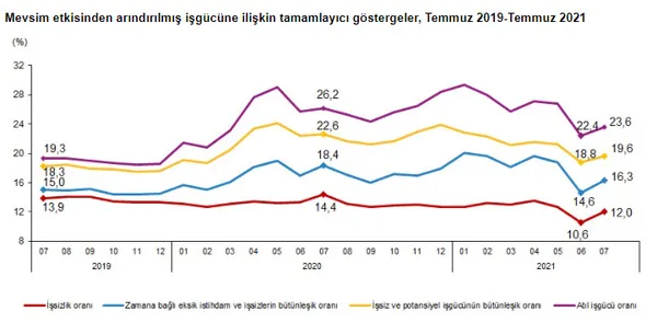 Son dakika: Türkiye'de temmuz ayı işsizlik rakamları açıklandı - 5