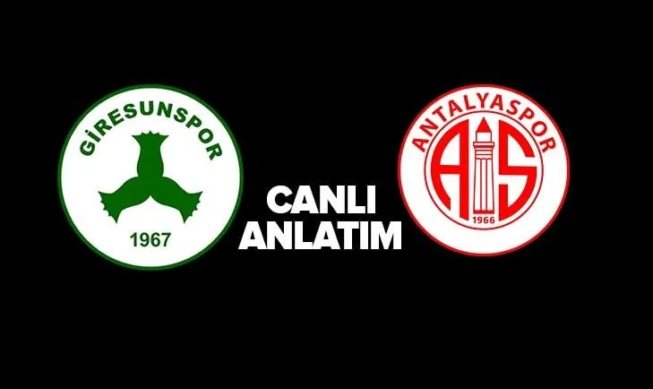 GZT Giresunspor: 1 - Fraport TAV Antalyaspor: 2 MAÇ SONUCU ÖZET
